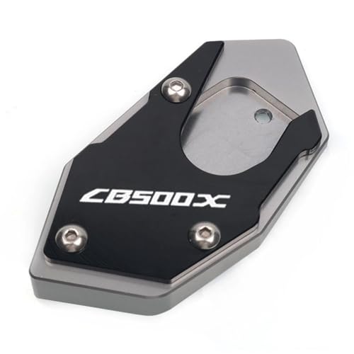 Für HO&N&DA CB500X CB 500X 2019-2023 Motorrad Kickstand Fuß Seitenständer Verlängerungspolster Stützplatte(75) von FRKXQVPZL