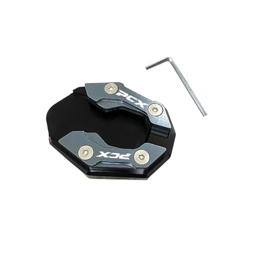 Für HO&ND&A PCX125 PCX150 PCX160 PCX 160 PCX 125 150 Motorrad-Ständerfuß-Seitenständer-Seitenständer-Verlängerungspolster-Stützplatte(PCX-Titanium) von FRKXQVPZL