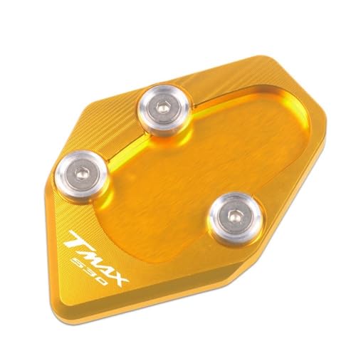 Für YA&MA&HA TMAX530 T-MAX530 TMAX 530 T-MAX 2015 2016 Motorrad Kickstand Fuß Seitenständer Verlängerungspolster Stützplatte Vergrößern(Gold-3) von FRKXQVPZL