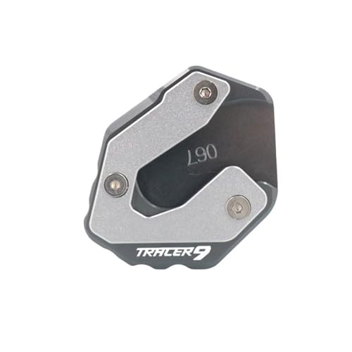 Für YA&MA&HA Tracer 9GT Tracer 9 2021-2022 Motorrad CNC Kickstand Fuß Seitenständer Verlängerungspolster Stützplatte Vergrößern(Titanium-Tracer 9) von FRKXQVPZL