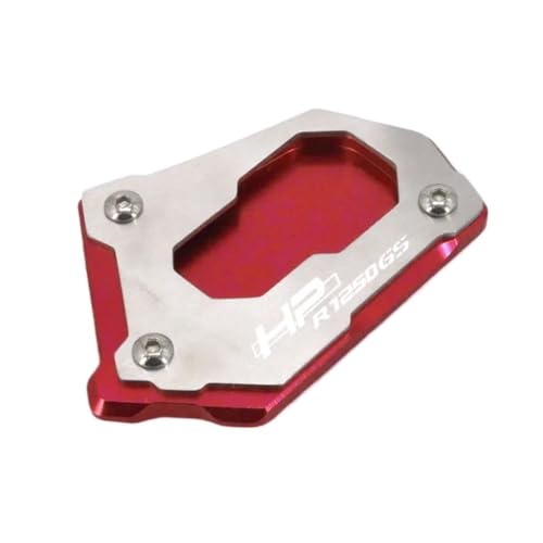 Kickstand Fußseite Verlängerungspolster Stützplatte Vergrößern Ständer Passend For B&M&W R1250GS HP R1250 GS 2018-2021(Red-4) von FRKXQVPZL