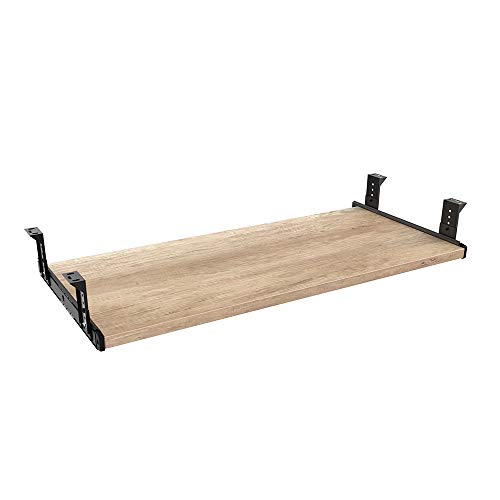 FRMSAET Möbelzubehör Büroproduktanzüge Hardware 53 cm / 60 cm / 76 cm Tastatur Schubladenfach Holzhalter unter dem Schreibtisch Höhenverstellbare Plattform. (76 cm, Burlywood) von FRMSAET