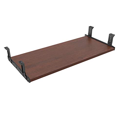 FRMSAET Möbelzubehör Büroproduktanzüge Hardware 53 cm / 60 cm / 76 cm Tastatur Schubladenfach Holzhalter unter dem Schreibtisch Höhenverstellbare Plattform. (76 cm, Kirsche) von FRMSAET