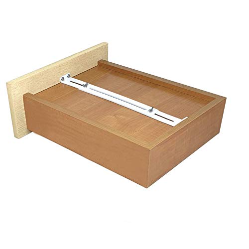 FRMSAET Schubladenreparatursatz - Zum Verstärken und Reparieren von Holz- / MDF- / Spanplattenschubladen Schrankverstärkung Hochleistungsstahlbeschläge Möbelzubehörhalterungen.(1 Packung) von FRMSAET