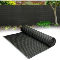 120x800cm pvc Sichtschutzmatte Sichtschutzzaun Windschutz Raumteiler Imitat Bambuszaun Verkleidung Garten Zaune für Außenbereich Balkon Terrasse, von FROADP