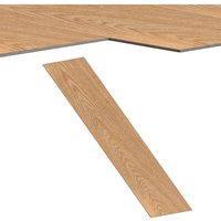 5m² Selbstklebende PVC-Bodenbelag Vinylboden Tapete Holzoptik Klebefolie Zuschneidbar Bodenfliesen 36 Stück Vinyl-Fußböden Set (Eiche Warm) - Froadp von FROADP