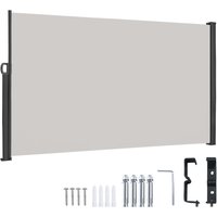 Froadp - Ausziehbar Seitenmarkise 160x300cm Einseitig Sichtschutz Markisen Windschutz Gartenmarkise Seitenrollo Paravents für Balkon Terrasse von FROADP