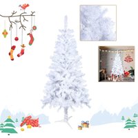 Froadp 120cm Künstliche Weihnachtsbäume Weiß PVC Künstlicher Weihnachten Baum Tannenbaum Kiefernadel mit 180 Stück Zweige & Ständer von FROADP