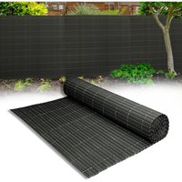 Froadp 120x300cm PVC Sichtschutzmatte Sichtschutzzaun Windschutz Raumteiler Imitat Bambuszaun Verkleidung Garten Zaune für Außenbereich Balkon von FROADP