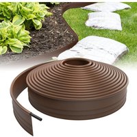 12m Flexible Rasenkante Kunststoff Beetumrandung Gartenumrandung Blumenbeetumrandung 9.6cm Hoch Rasen Beeteinfassung Mähkante für Gartenkante, Wege, von FROADP