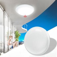 15W Deckenleuchten für den Innenbereich Ø22cm Rund Kinderzimmer Deckenlampe Kaltweiß Leuchten mit 360° Bewegungsmelder Radar für Wohnzimmer Balkon von FROADP