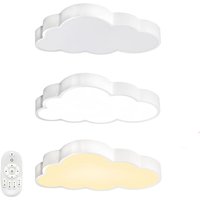 Froadp - 48W Wolken Deckenleuchten für Kinder led Ultradünne Dimmbar Leuchten mit Fernbedienung Jungen & Mädchen Cartoon Lampe 500×280×53mm Dimmbar von FROADP