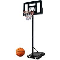 Basketballkorb für Indoor Outdoor 230-305cm Höhenverstellbar Basketballständer mit Ständer Basketbälle und Aufblasbare Pumpen für Kinder & Erwachsene von FROADP