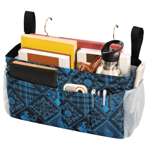 FRODOTGV Buffalo Nachttisch-Caddies mit großen Taschen und Flaschenhalter, Organizer zum Aufhängen, für Etagenwohnheime und Krankenhausbettgitter FRODOTGV Buffalo Nachttisch-Caddies mit großen Taschen und Flaschenhalter, Organizer zum Aufhängen, für Etagenwohnheime und Krankenhausbettgitter von FRODOTGV