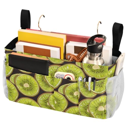 FRODOTGV Nachttisch-Caddy mit festen Gurten und Wasserflaschenhalter, zum Aufhängen, Organizer für Bücher, Handys, Schlüssel, Wasserflasche FRODOTGV Nachttisch-Caddy mit festen Gurten und Wasserflaschenhalter, zum Aufhängen, Organizer für Bücher, Handys, Schlüssel, Wasserflasche von FRODOTGV