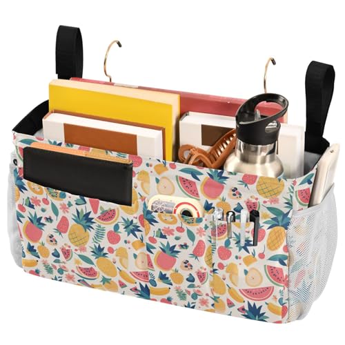 FRODOTGV Nachttisch-Organizer zum Aufhängen mit Taschen für Zuhause, Etagenbett, Schlafsaal, Sofa von FRODOTGV