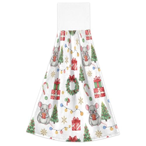 Handtücher mit Aufhängeschlaufen Weihnachten Weiß Rot Grün Tier Geschenk Baum Badezimmer Weiche Geschirrtücher Weiß Waschlappen für Frauen Spa 2 Stück Handtücher mit Aufhängeschlaufen Weihnachten Weiß Rot Grün Tier Geschenk Baum Badezimmer Weiche Geschirrtücher Weiß Waschlappen für Frauen Spa 2 Stück von FRODOTGV
