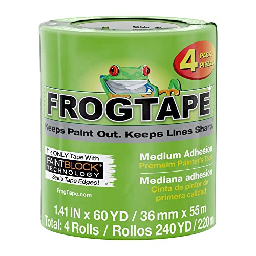 FROGTAPE Multi-Surface Maler-Band: 1.41 in. x 60 yds. (Grün) / 4-pack [4 rollen/pack] von FROGTAPE