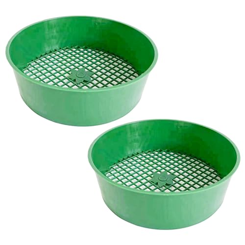 FROMCEO 2 Stück Bodensieb Sieb Erde Sieb Kompost Sieb Sand Erde Filter Gartensieb Gartenarbeit Siebgerät FROMCEO 2 Stück Bodensieb Sieb Erde Sieb Kompost Sieb Sand Erde Filter Gartensieb Gartenarbeit Siebgerät von FROMCEO