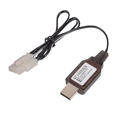 FROMCEO Haltbarkeit 60 Cm USB Stromladung Für 9 6 V 200 Wiederaufladbare Fernbedienungsauto Boote Modell Batterien Zubehör Remote Car USB Ladekabel von FROMCEO