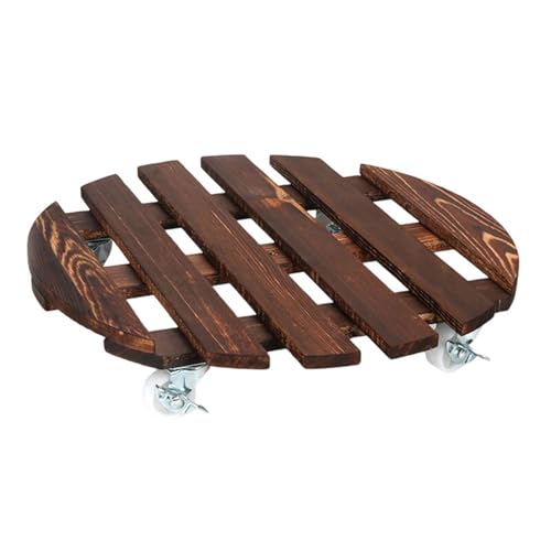 FROMCEO Pflanztöpfe aus karbonisiertem Holz, beweglicher Rollboden, Mehrzweck-Gartenwerkzeug für den Außenbereich, mit glattem Rad, karbonisiertes Holz, Pflanztopf mit Metall FROMCEO Pflanztöpfe aus karbonisiertem Holz, beweglicher Rollboden, Mehrzweck-Gartenwerkzeug für den Außenbereich, mit glattem Rad, karbonisiertes Holz, Pflanztopf mit Metall von FROMCEO