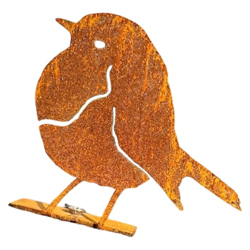 FROMCEO Simulation Vogelstatue Wohnzimmer Ornamente Zuhause Künstliche Gartenskulptur Veranda Hof Dekoration Künstlerische Garten Vogelstatue von FROMCEO