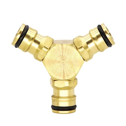 Professioneller Dreifachauslass Messing Sanitäradapter Schnelle Verbindung Design Wasserverteilung für Garten Fahrzeug Reinigung Messing Schnellanschluss Autowaschschlauch Adapter von FROMCEO