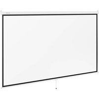 Beamer Leinwand Heimkino Projektionsfläche Rollo Leinwand Decke 16:9 340x210 cm von FROMM & STARCK
