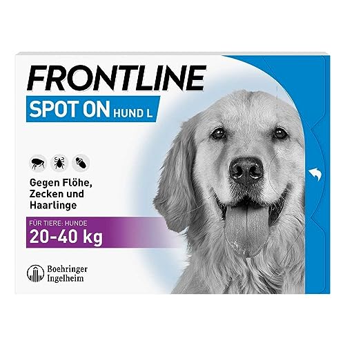 FRONTLINE SPOT ON gegen Zecken und Flöhe bei Hunden 6 Stk. (20-40kg) von FRONTLINE
