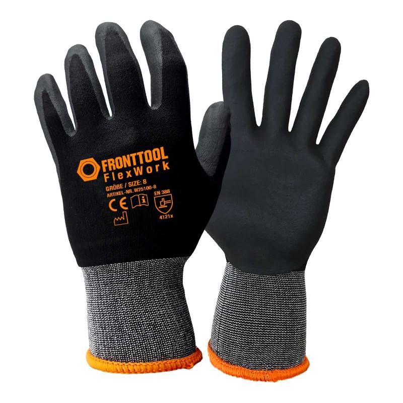 FRONTTOOL Arbeitshandschuhe FlexWork Größe:8 von FRONTTOOL