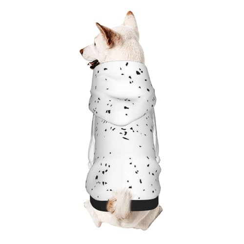 Froon Haustierbekleidung für kleine Haustiere, mit Kapuze, bezaubernde und warme Haustierkleidung, Schwarz / Weiß von FROON