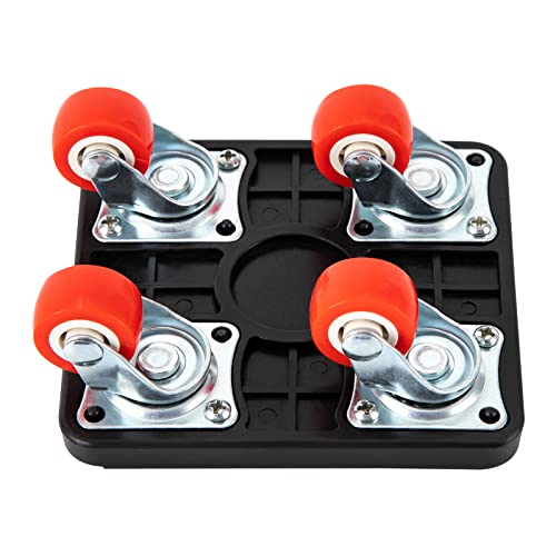 4 Stück Panzerrollen Transportfahrwerk Schwerlastrollen 360° Drehbar Transportroller mit 4 PVC-Roller, Möbelroller Schwerlastrolle Möbeltransporthilfe für Transport Schwergütern 4 Stück Panzerrollen Transportfahrwerk Schwerlastrollen 360° Drehbar Transportroller mit 4 PVC-Roller, Möbelroller Schwerlastrolle Möbeltransporthilfe für Transport Schwergütern von FROPIJ