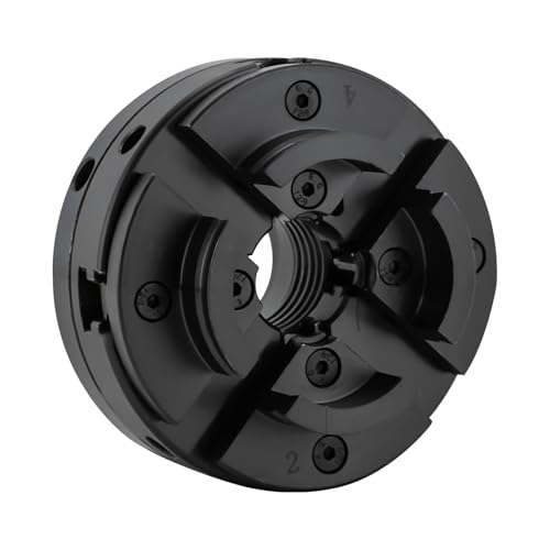 Drechselfutter M33 x 3.5mm, Spannfutter Drechselbank Selbstzentrierend Vierbackenfutter Set, 4-Backenfutter Drehfutter Chuck Drehbankfutter Klemmbereich 39–76mm für Drehbänke Drechselfutter M33 x 3.5mm, Spannfutter Drechselbank Selbstzentrierend Vierbackenfutter Set, 4-Backenfutter Drehfutter Chuck Drehbankfutter Klemmbereich 39–76mm für Drehbänke von FROPIJ