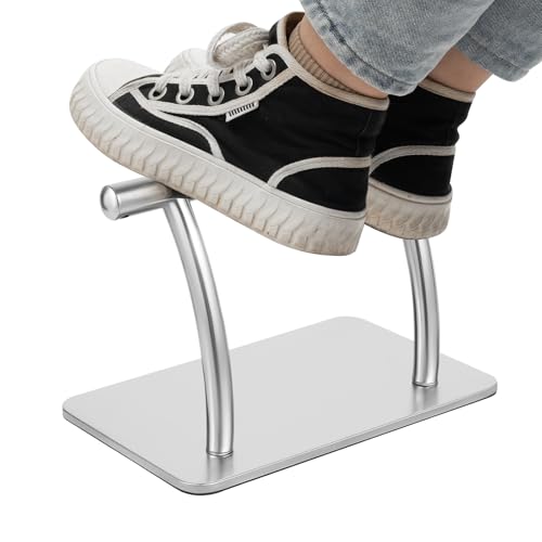 Edelstahl Fußstütze Friseur Salon | Fußablage Fußbank Rutschfest Fußpedal Teile | Hohe Stabilität & Ergonomie | für Nagelstudios und Salonstühle von FROPIJ