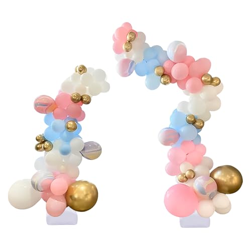 Hochzeitsbogen Gestell Set - 1.5m Ballonbogen Gestell Stabiler Backdrop Stand- Abnehmbar Traubogen Hochzeit - mit 30 Ballonklammern, 2 Wasserbeutel und Handpumpe - für Hochzeiten usw Hochzeitsbogen Gestell Set - 1.5m Ballonbogen Gestell Stabiler Backdrop Stand- Abnehmbar Traubogen Hochzeit - mit 30 Ballonklammern, 2 Wasserbeutel und Handpumpe - für Hochzeiten usw von FROPIJ