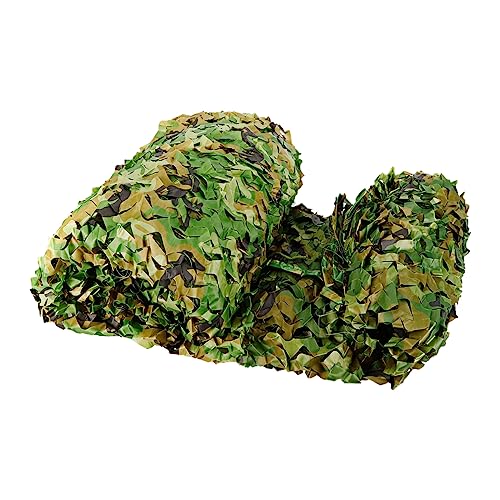 Tarnnetz 4x6m Sonnenschutz Netz Militärische Camouflage Netz aus Oxford-Stoff Tarnbar, Army Tarnnetz Jagd Dekorationen für Sonnenschutz, Jagd im Freien, Militär von FROPIJ