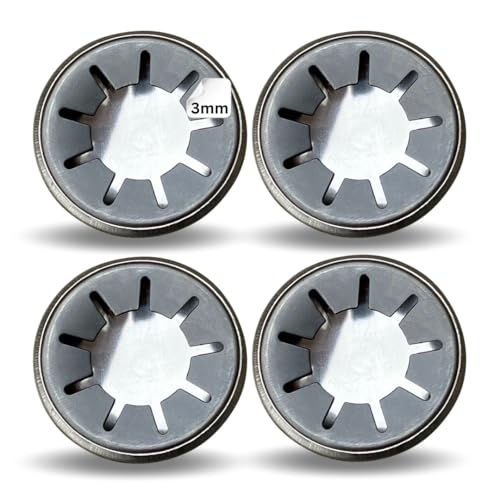 4 x FROSAL Starlockkappen | Sicherungsringe | Achskappen | Radkappen Achse/Welle 3mm | Sicherungsscheiben | Sicherungsdeckel Metall Chrom verchromt 4 x FROSAL Starlockkappen | Sicherungsringe | Achskappen | Radkappen Achse/Welle 3mm | Sicherungsscheiben | Sicherungsdeckel Metall Chrom verchromt von Frosal