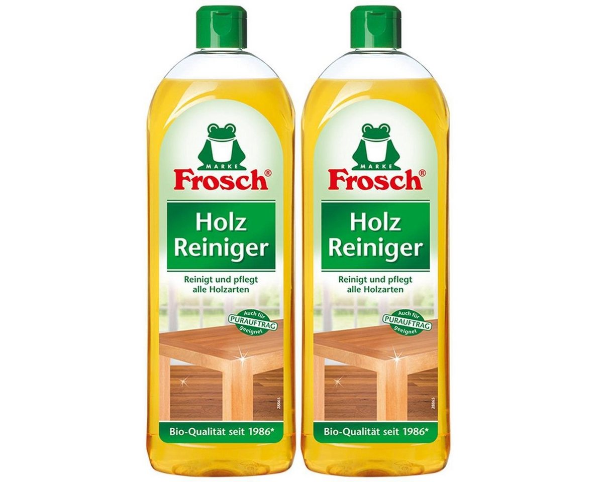 FROSCH 2x Frosch Holz Reiniger 750 ml - mit natürlichen Pflegewirkstoffen der Spezialwaschmittel FROSCH 2x Frosch Holz Reiniger 750 ml - mit natürlichen Pflegewirkstoffen der Spezialwaschmittel von FROSCH