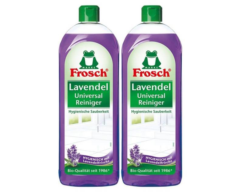FROSCH 2x Frosch Lavendel Universal-Reiniger 750 ml Allzweckreiniger FROSCH 2x Frosch Lavendel Universal-Reiniger 750 ml Allzweckreiniger von FROSCH