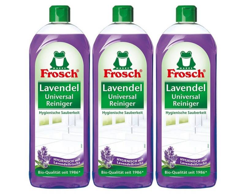 FROSCH 3x Frosch Lavendel Universal-Reiniger 750 ml Allzweckreiniger von FROSCH