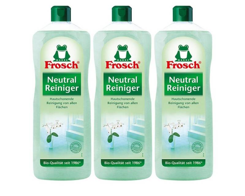 FROSCH 3x Frosch Neutral Reiniger1 Liter Allzweckreiniger von FROSCH