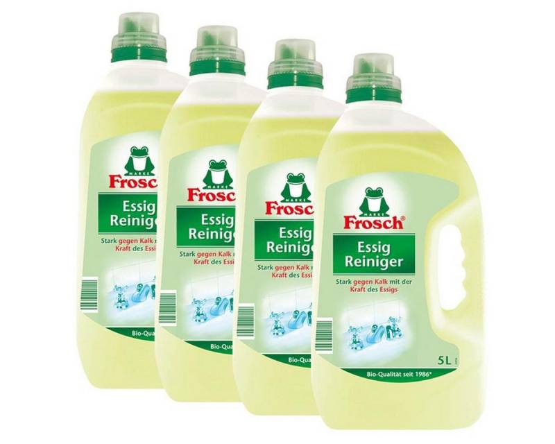 FROSCH 4x Frosch Essig Reiniger 5 Liter Allzweckreiniger von FROSCH