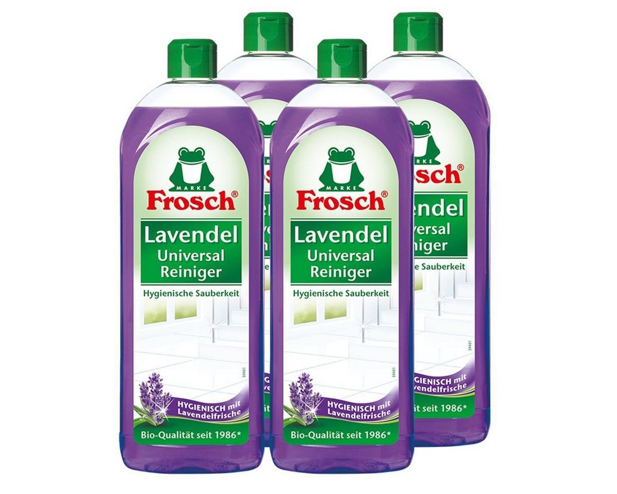 FROSCH 4x Frosch Lavendel Universal-Reiniger 750 ml Allzweckreiniger FROSCH 4x Frosch Lavendel Universal-Reiniger 750 ml Allzweckreiniger von FROSCH
