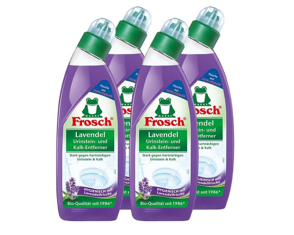 FROSCH 4x Frosch Lavendel Urinstein- und Kalk-Entferner 750 ml - Hygienisch m WC-Reiniger von FROSCH