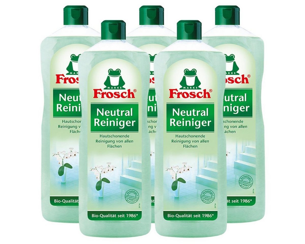FROSCH 5x Frosch Neutral Reiniger1 Liter Allzweckreiniger von FROSCH