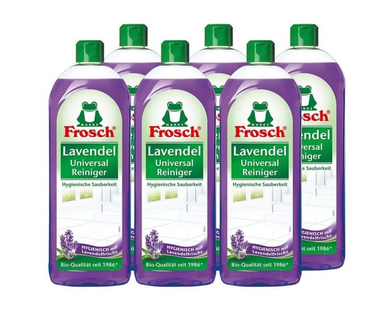FROSCH 6x Frosch Lavendel Universal-Reiniger 750 ml Allzweckreiniger von FROSCH