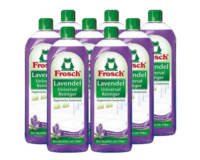 FROSCH 8x Frosch Lavendel Universal-Reiniger 750 ml Allzweckreiniger von FROSCH