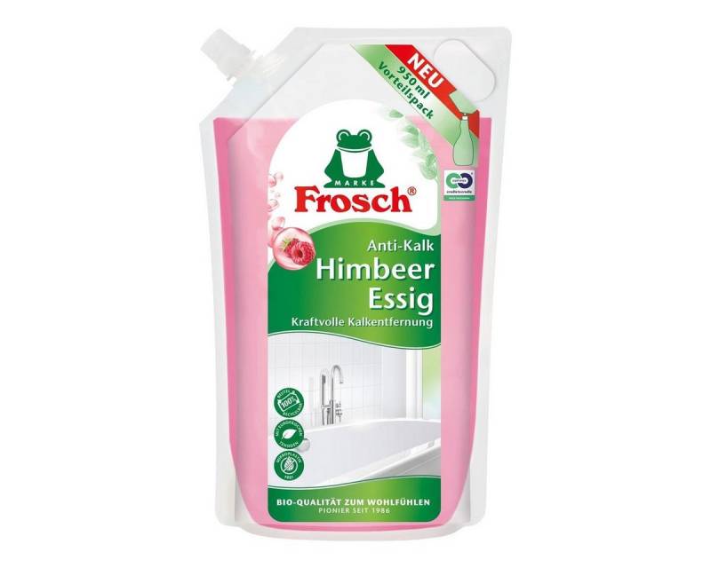 FROSCH Frosch Anti-Kalk Himbeer Essig 950ml Nachfüller - Stark gegen Kalk (1e Badreiniger von FROSCH