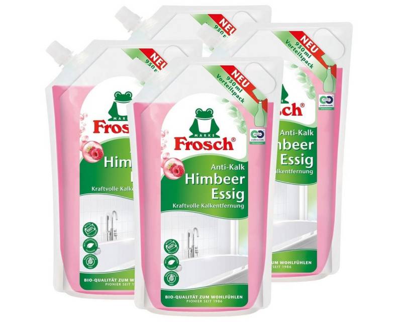 FROSCH Frosch Anti-Kalk Himbeer Essig 950ml Nachfüller - Stark gegen Kalk (4e Badreiniger von FROSCH