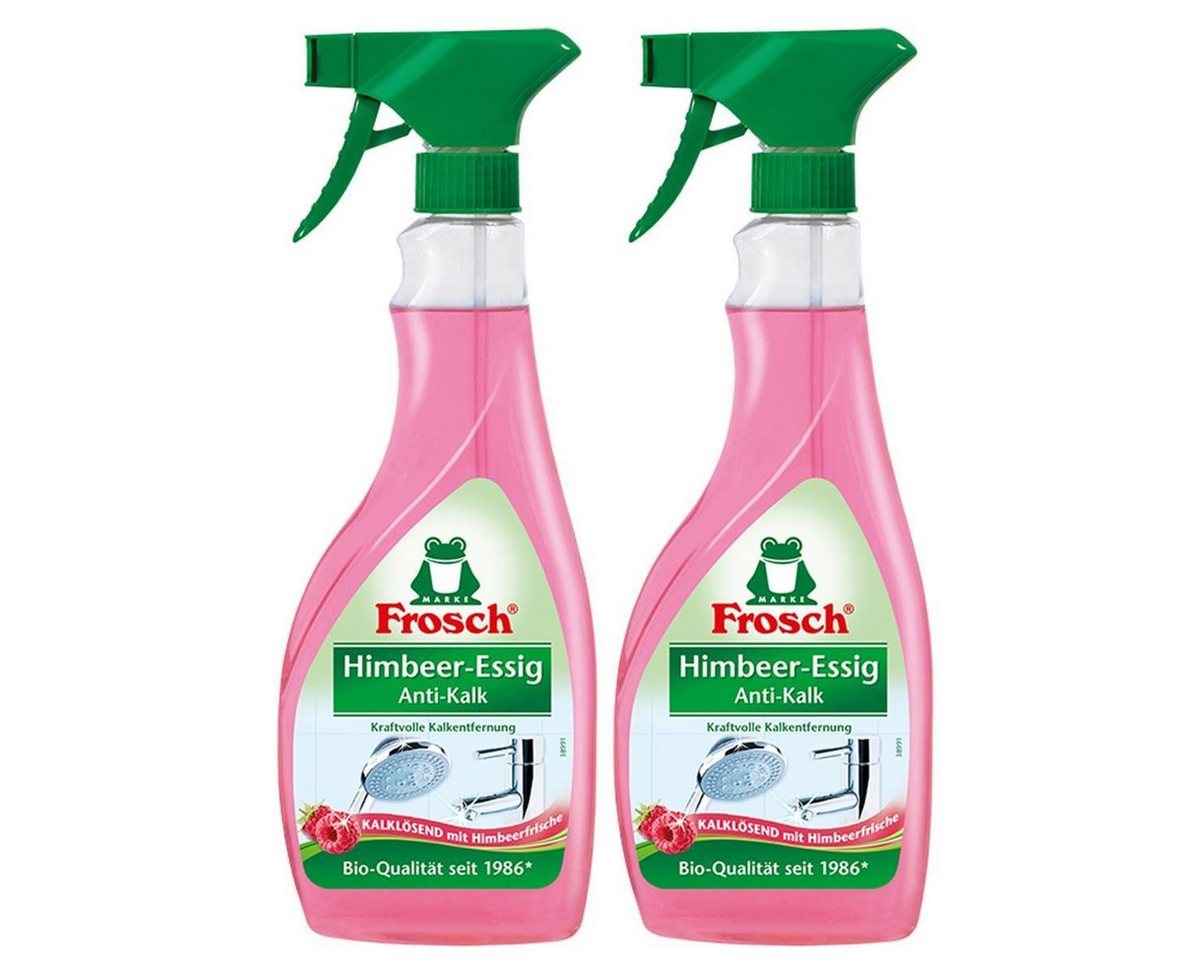 FROSCH Frosch Himbeer-Essig Anti-Kalk 500 ml - Kraftvolle Kalkentfernung (2er Allzweckreiniger FROSCH Frosch Himbeer-Essig Anti-Kalk 500 ml - Kraftvolle Kalkentfernung (2er Allzweckreiniger von FROSCH